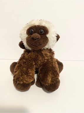 Vintage Aurora Monkey Plush Small Floppy Beanie Stuffed Animal Toy 8”